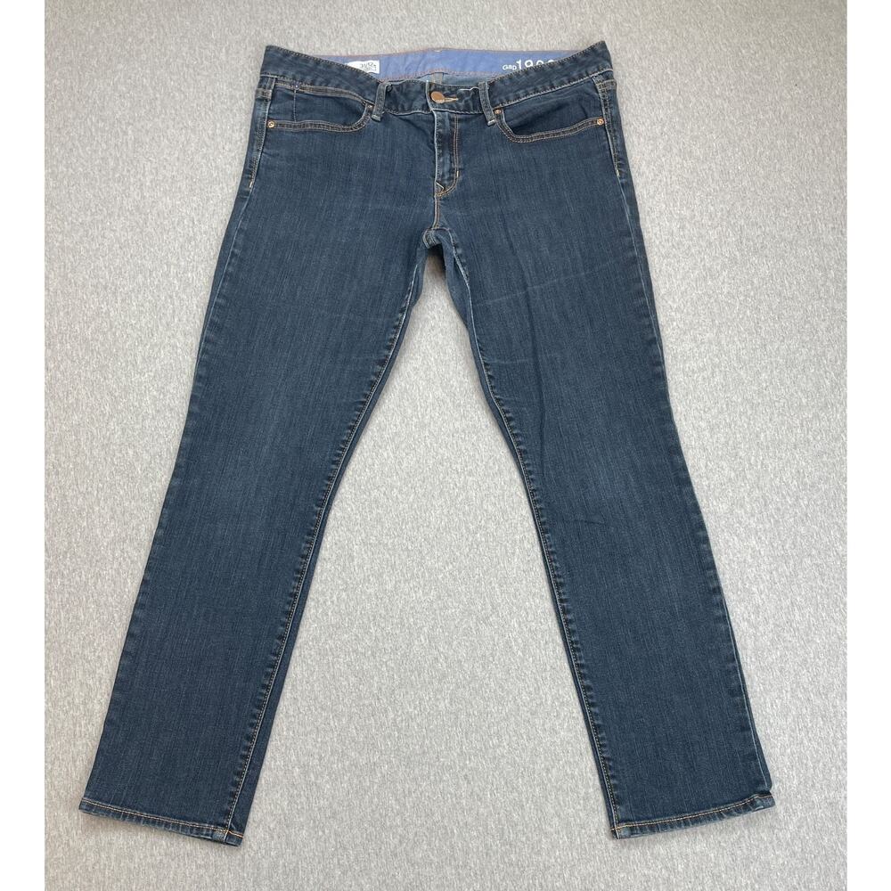 Gap 1969 Jeans Womens 12/31 Blue‎ Cotton Blend Stretch Skinny